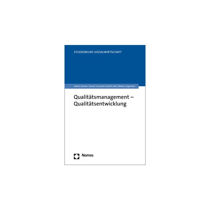 Qualitätsmanagement - Qualitätsentwicklung