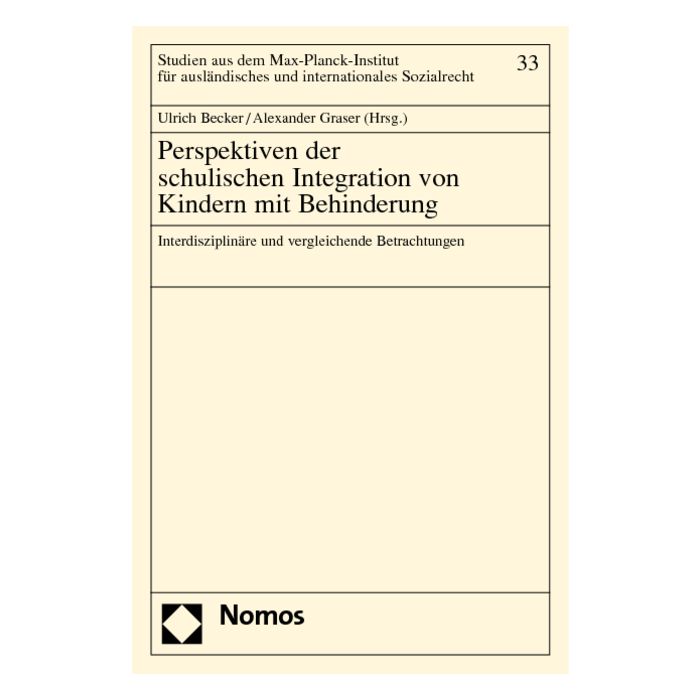 Perspektiven der schulischen Integration von Kindern mit Behinderung