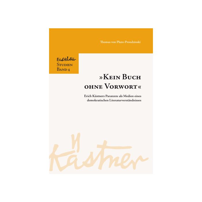 "Kein Buch ohne Vorwort"