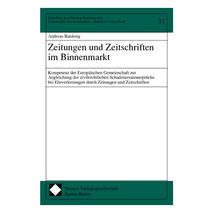 Zeitungen und Zeitschriften im Binnenmarkt