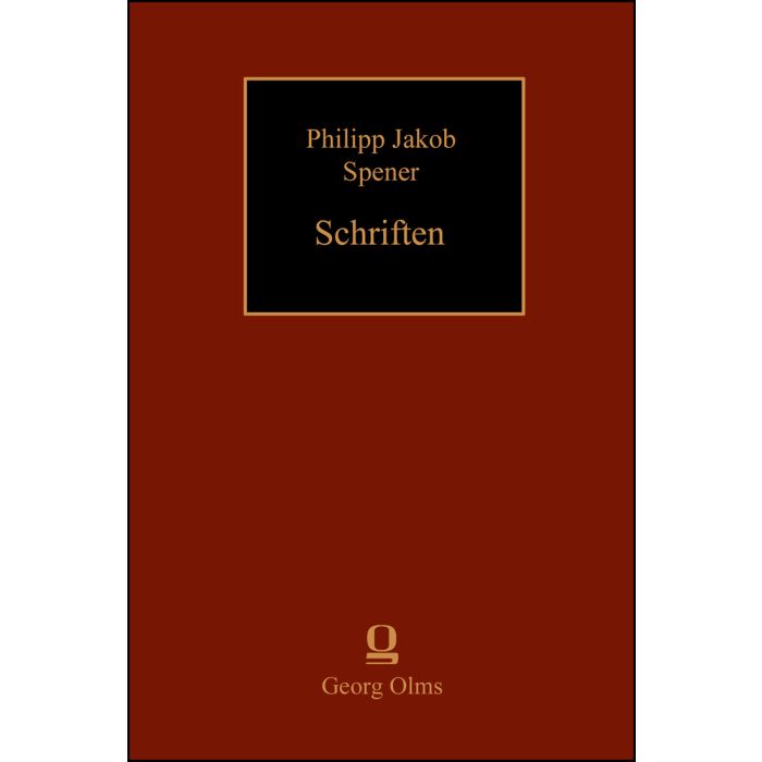 Philipp Jakob Spener: Schriften. Soliloquia et Meditationes Sacrae (1716)