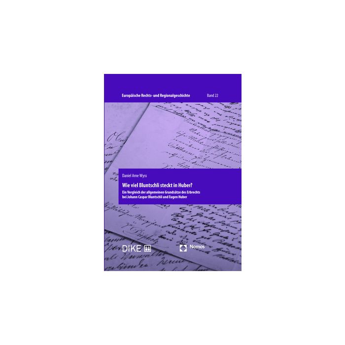 Wie viel Bluntschli steckt in Huber?