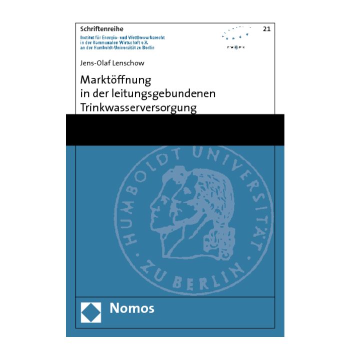 Marktöffnung in der leitungsgebundenen Trinkwasserversorgung