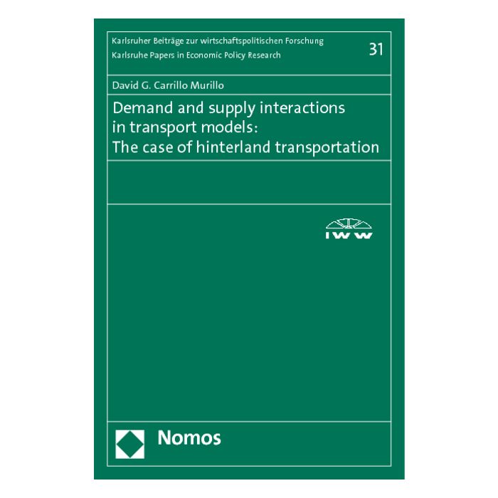 Demand and supply interactions in transport models: The case of hinterland transportation