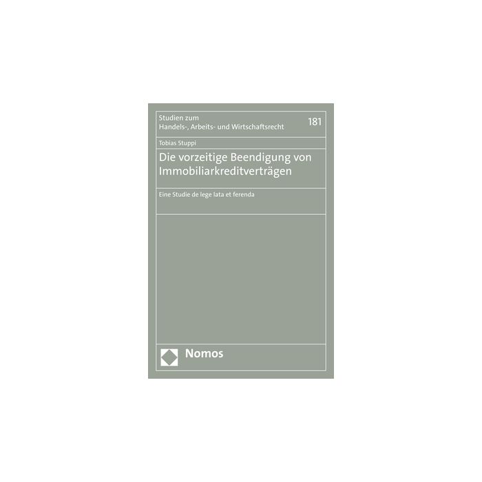 Die vorzeitige Beendigung von Immobiliarkreditverträgen