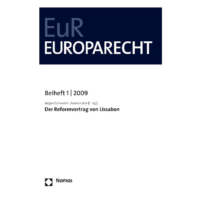 Der Reformvertrag von Lissabon
