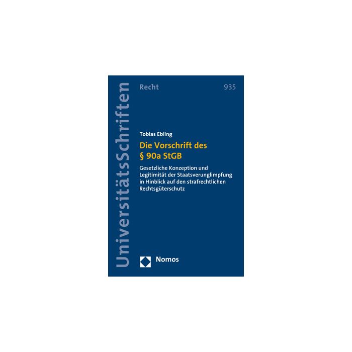 Die Vorschrift des § 90a StGB