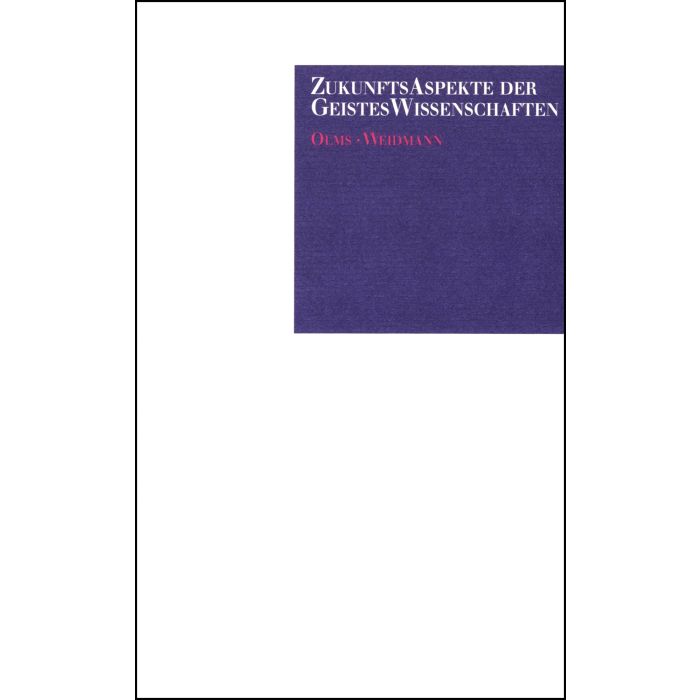 Zukunftsaspekte der Geisteswissenschaften