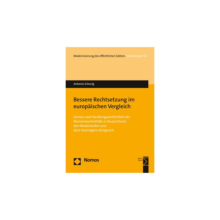 Bessere Rechtsetzung im europäischen Vergleich