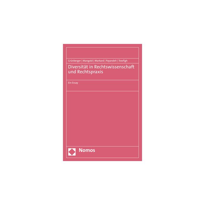 Diversität in Rechtswissenschaft und Rechtspraxis