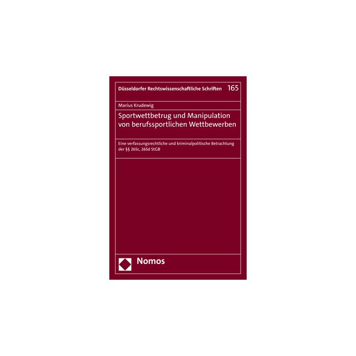 Sportwettbetrug und Manipulation von berufssportlichen Wettbewerben