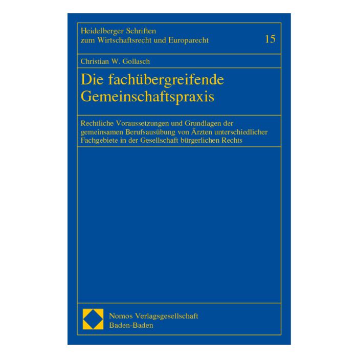 Die fachübergreifende Gemeinschaftspraxis