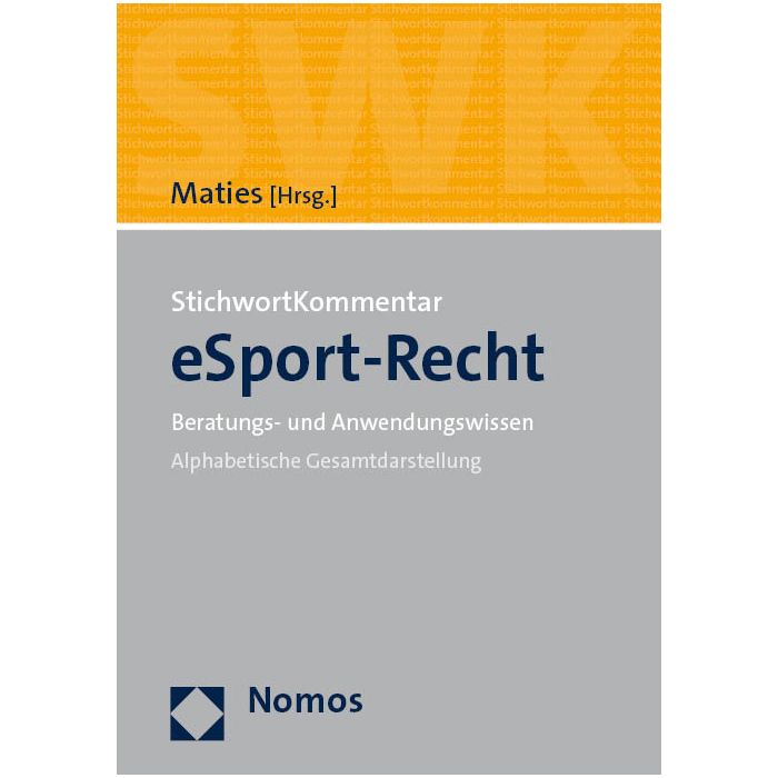 StichwortKommentar eSport-Recht