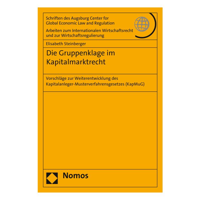 Die Gruppenklage im Kapitalmarktrecht