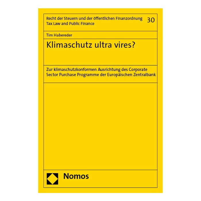 Klimaschutz ultra vires?