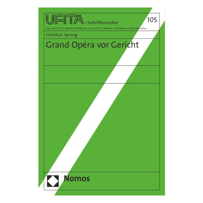 Grand Opéra vor Gericht