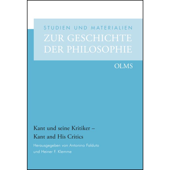 Kant und seine Kritiker – Kant and His Critics