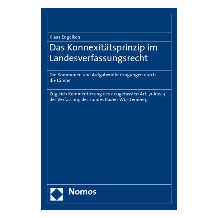 Das Konnexitätsprinzip im Landesverfassungsrecht