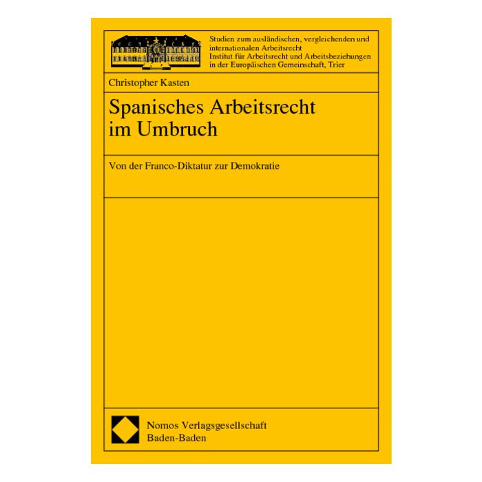 Spanisches Arbeitsrecht im Umbruch