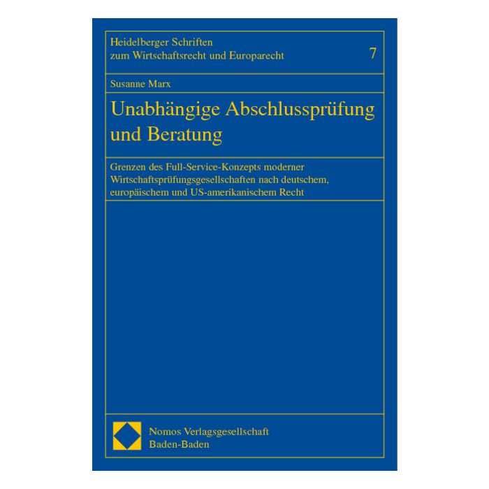 Unabhängige Abschlussprüfung und Beratung
