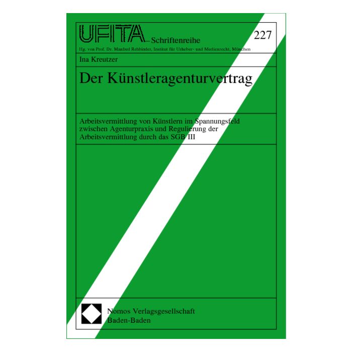 Der Künstleragenturvertrag