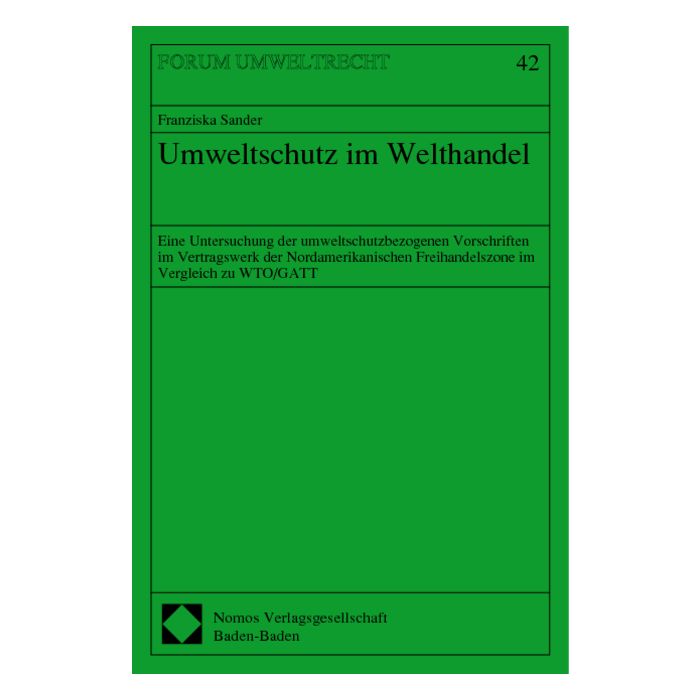 Umweltschutz im Welthandel