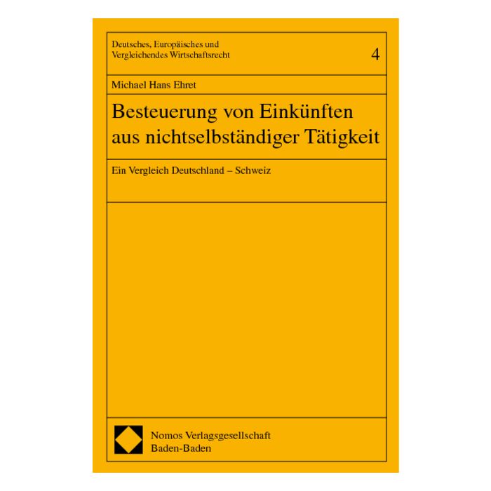 Besteuerung von Einkünften aus nichtselbständiger Tätigkeit