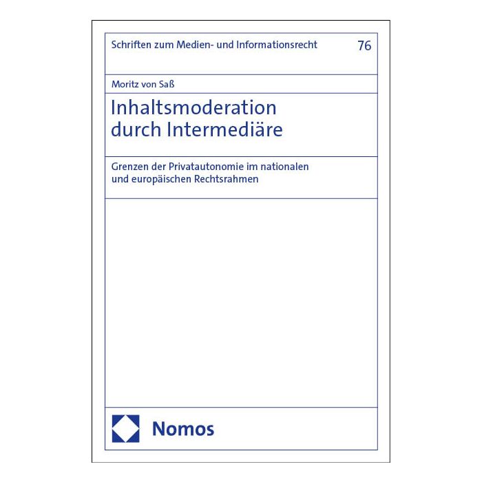 Inhaltsmoderation durch Intermediäre