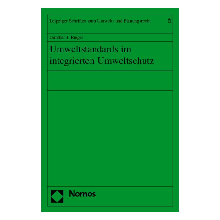 Umweltstandards im integrierten Umweltschutz