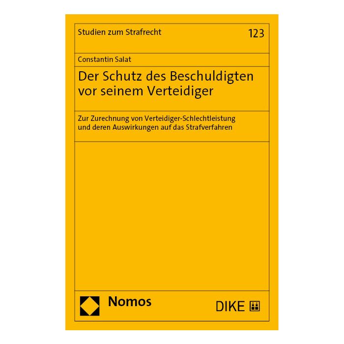 Der Schutz des Beschuldigten vor seinem Verteidiger