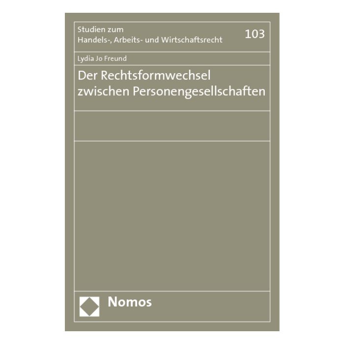Der Rechtsformwechsel zwischen Personengesellschaften