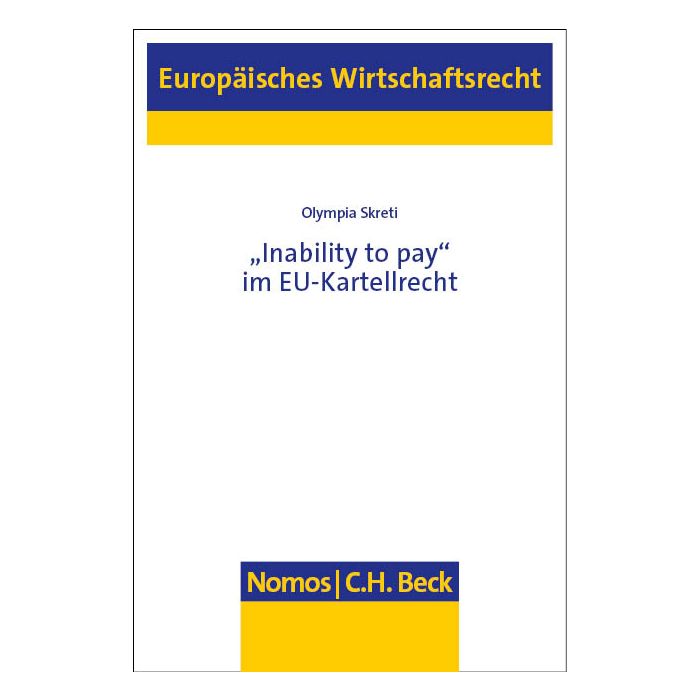 „Inability to pay" im EU-Kartellrecht