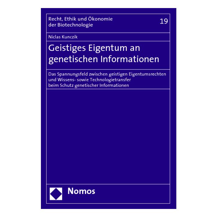 Geistiges Eigentum an genetischen Informationen