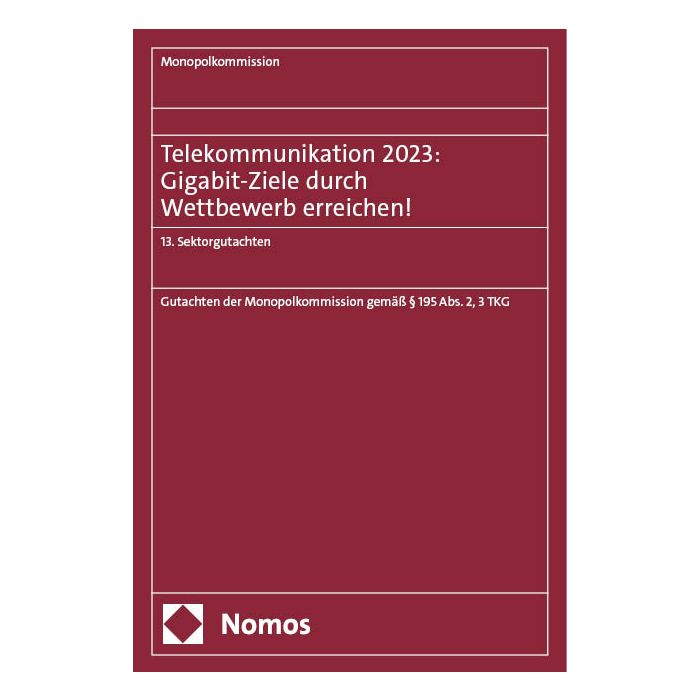 Telekommunikation 2023: Gigabit-Ziele durch Wettbewerb erreichen!