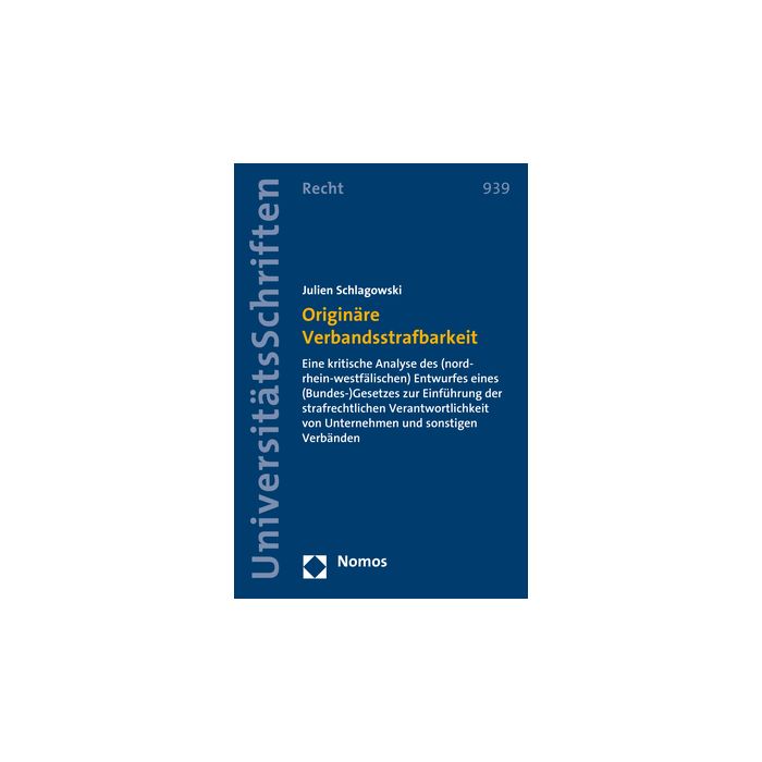 Originäre Verbandsstrafbarkeit