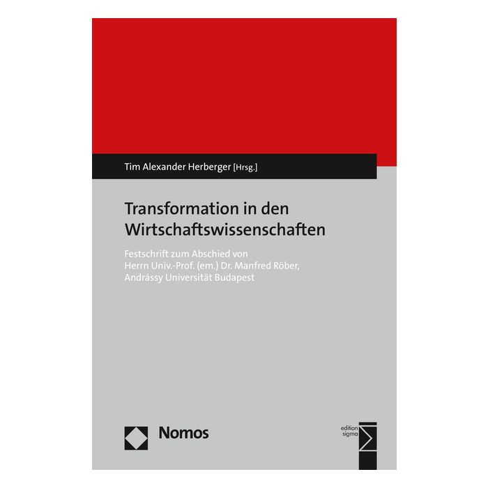 Transformation in den Wirtschaftswissenschaften