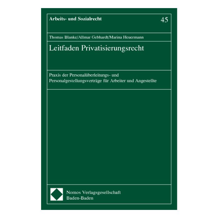 Leitfaden Privatisierungsrecht