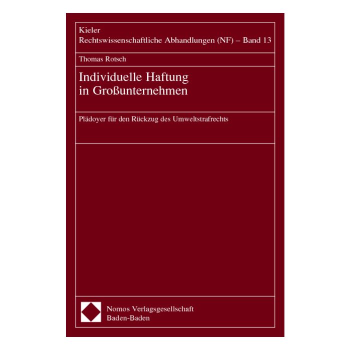 Individuelle Haftung in Großunternehmen