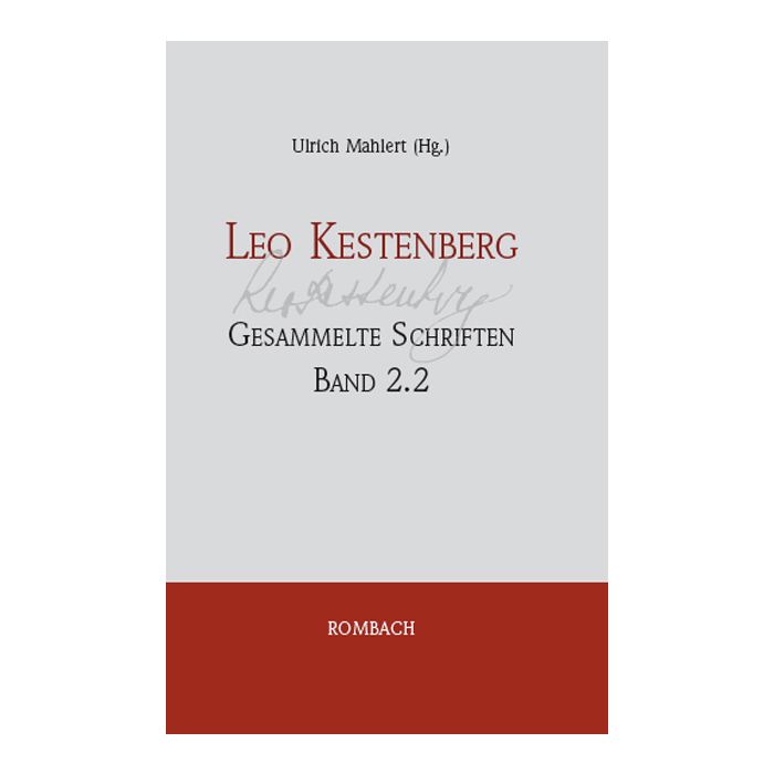Leo Kestenberg Gesammelte Schriften