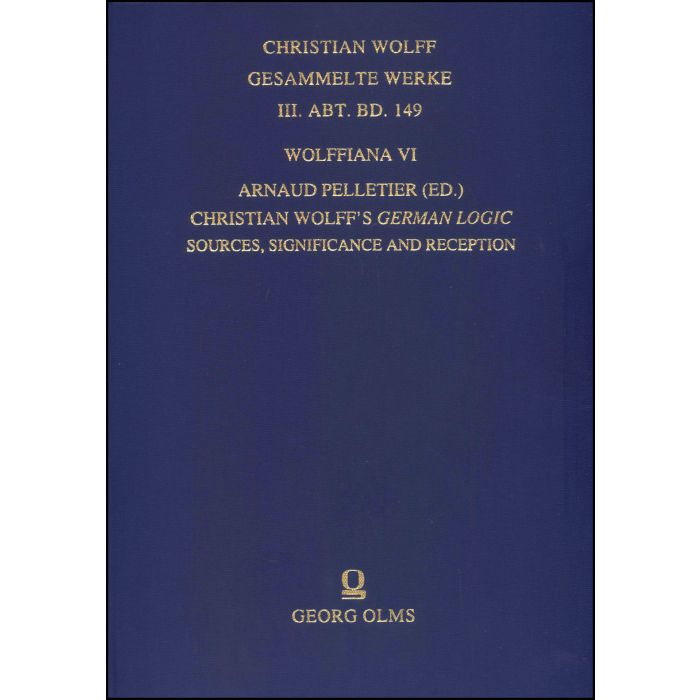 Wolffiana VI: Christian Wolff's German Logic