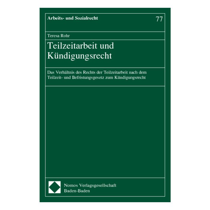 Teilzeitarbeit und Kündigungsrecht