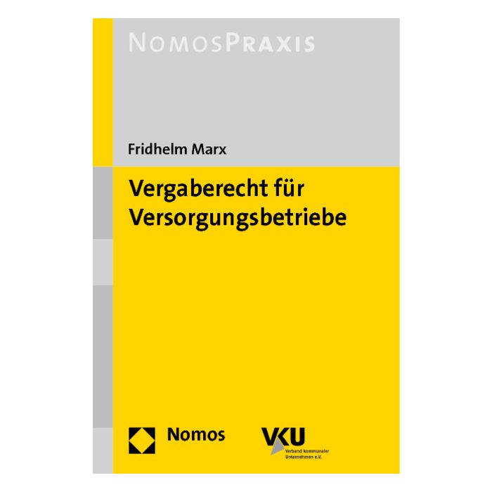 Vergaberecht für Versorgungsbetriebe