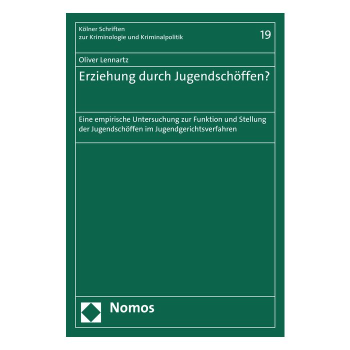 Erziehung durch Jugendschöffen?