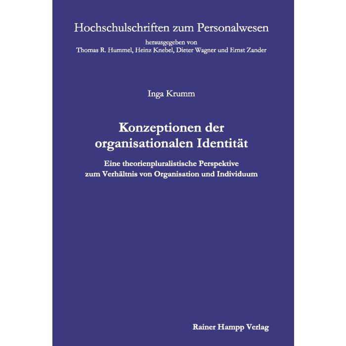 Konzeptionen der organisationalen Identität