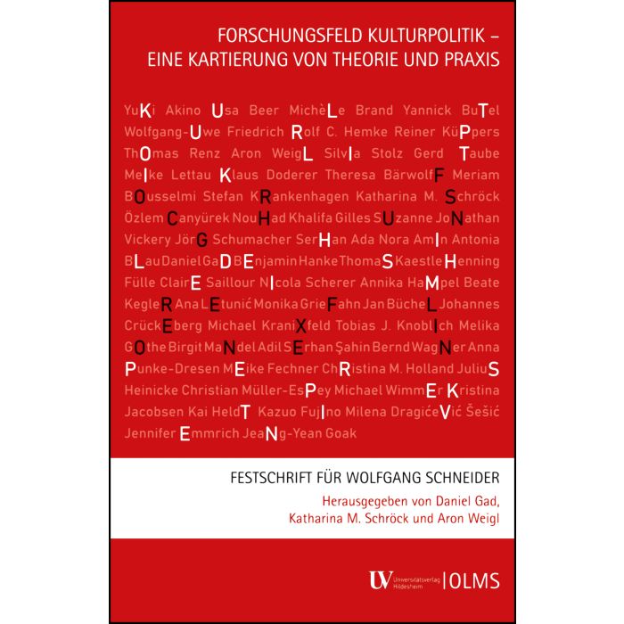 Forschungsfeld Kulturpolitik - eine Kartierung von Theorie und Praxis