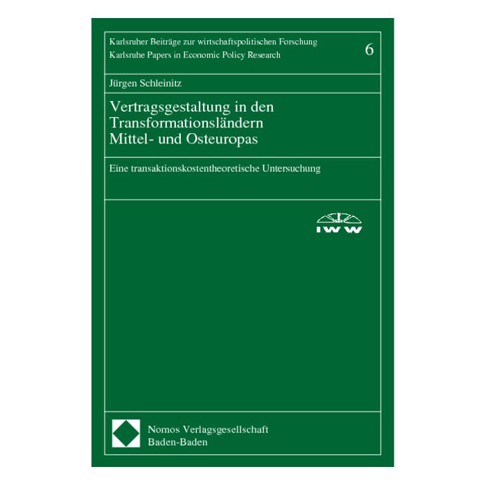 Vertragsgestaltung in den Transformationsländern Mittel- und Osteuropas