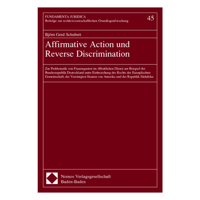 Affirmative Action und Reverse Discrimination