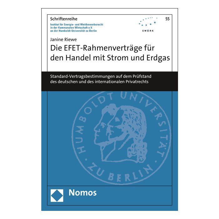 Die EFET-Rahmenverträge für den Handel mit Strom und Erdgas
