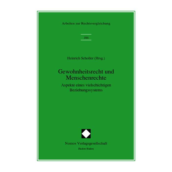 Gewohnheitsrecht und Menschenrechte