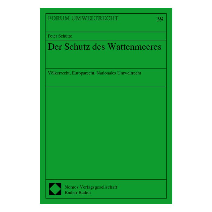 Der Schutz des Wattenmeeres